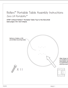 Rollers Assembly Instructions_PS Furniture