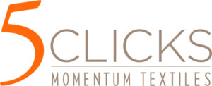 5 Clicks Momentum Textiles Logo