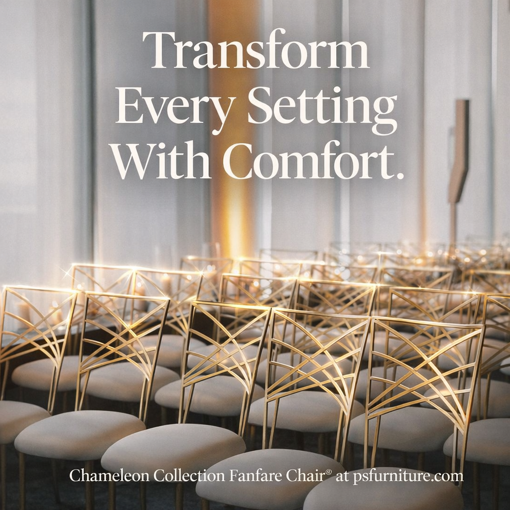 Chameleon Collection Fanfare Chair® by PS Furniture — Transform Every Setting With Comfort