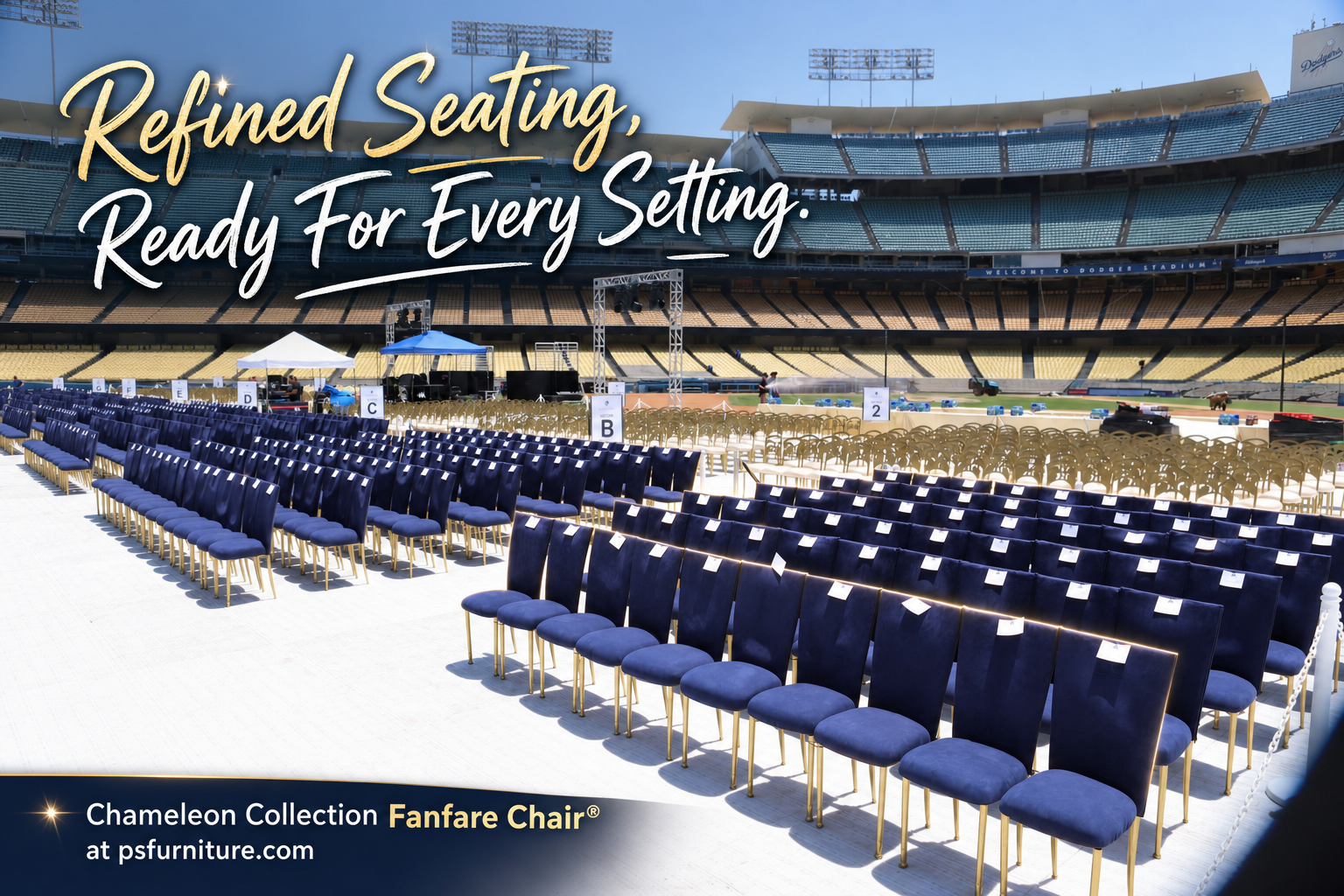Chameleon Collection Fanfare Chair® by PS Furniture — Refined Seating, Ready For Every Setting