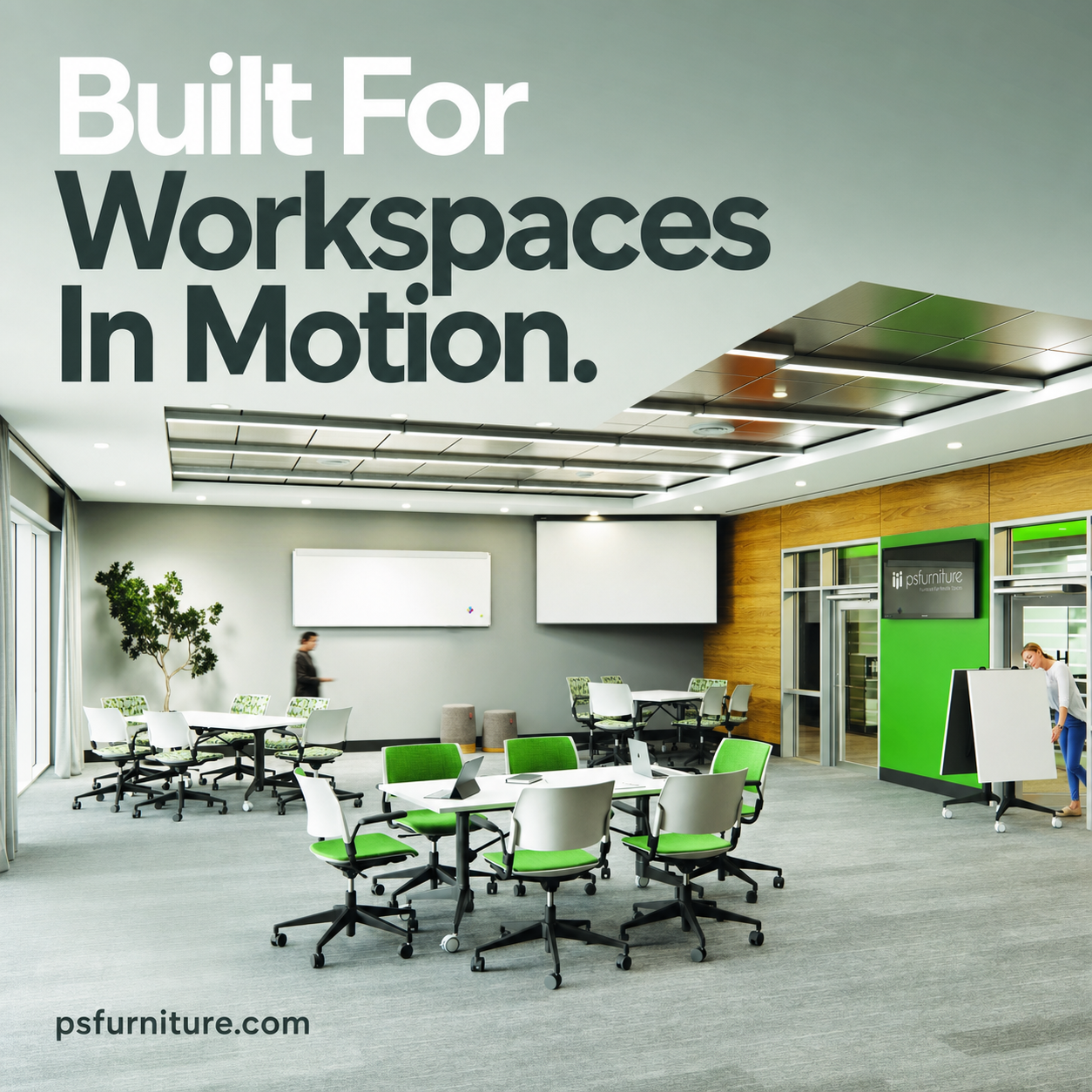 Furniture For Flexible Spaces by PS Furniture — Built For Workspaces In Motion