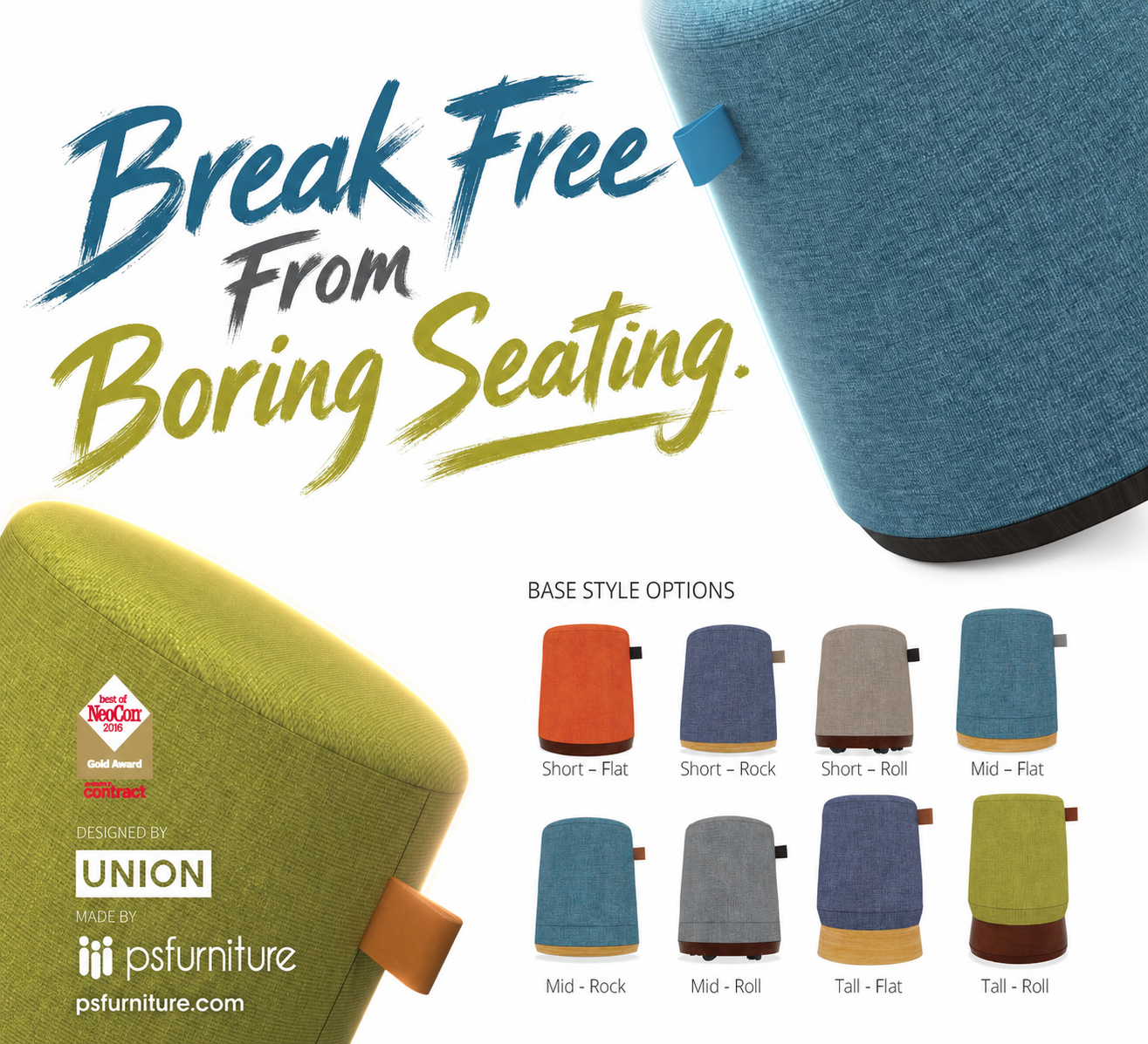 MÜM™ Active Seating by PS Furniture — Break Free From Boring Seating