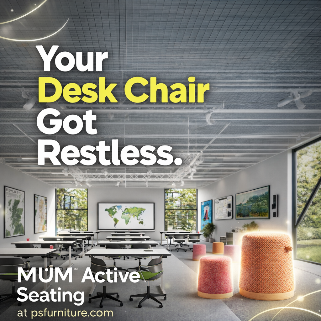 MÜM™ Active Seating by PS Furniture — Your Desk Chair Got Restless