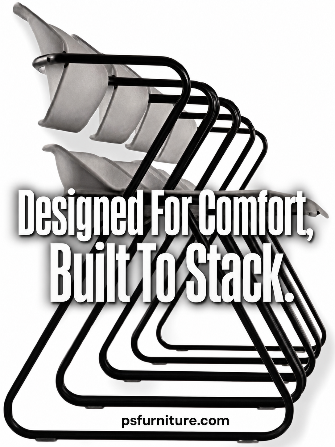 The Acton Stacker® + Seating Line by PS Furniture — Designed For Comfort, Built To Stack
